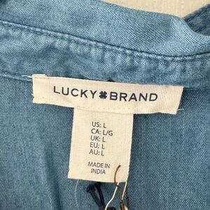Brand new with tags size large Lucky brand denim dress